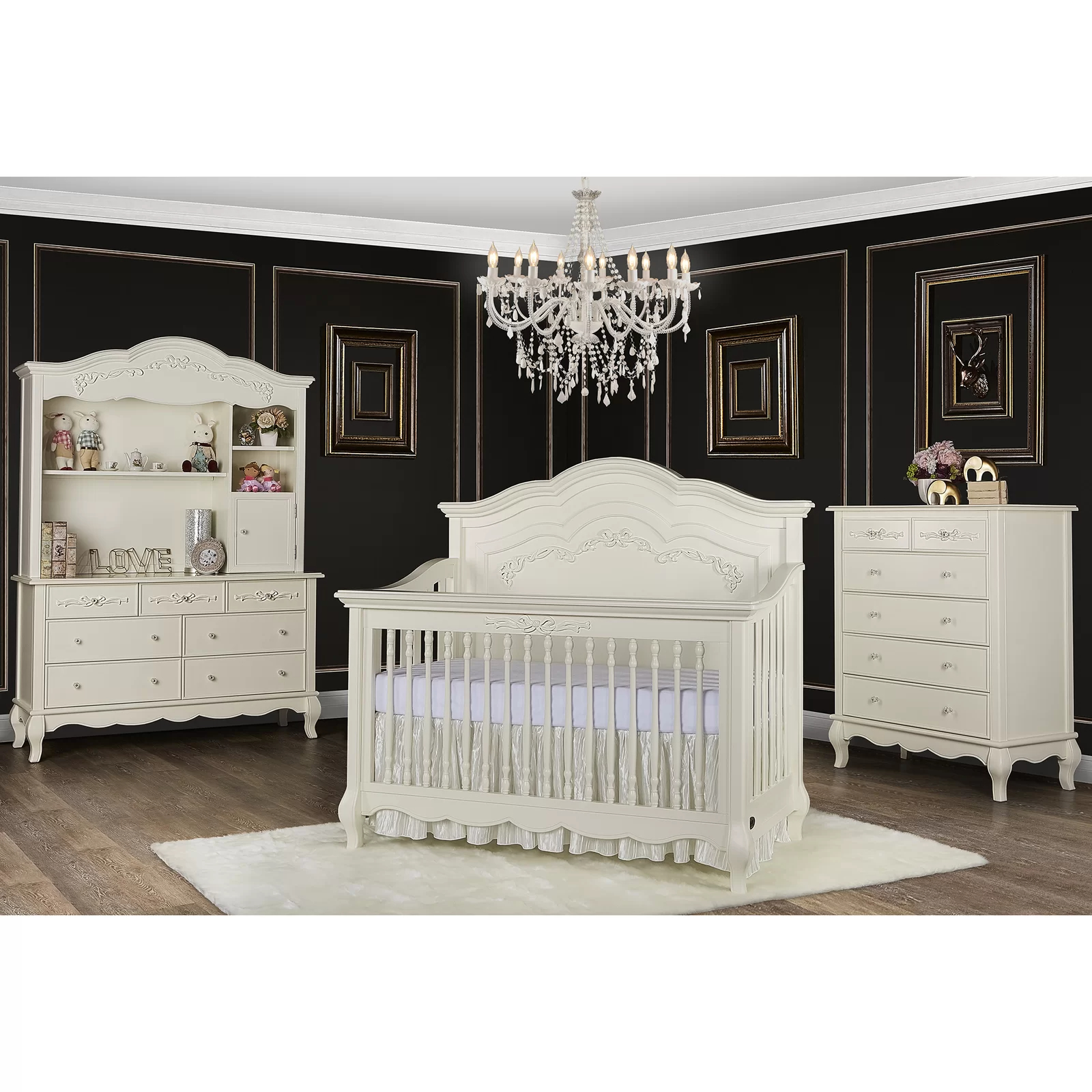 【Baby&Kids】Aurora 5-in-1 Convertible Crib
