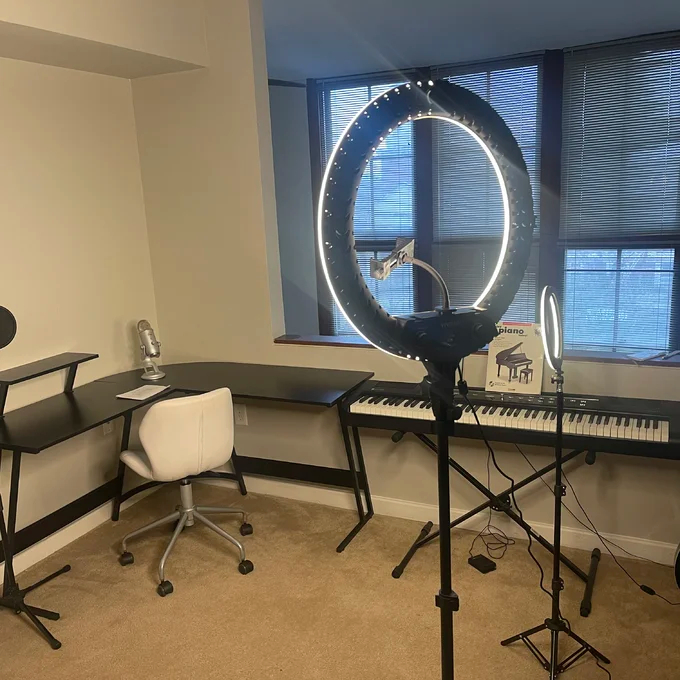 Sherri L- Shaped Gaming Desk