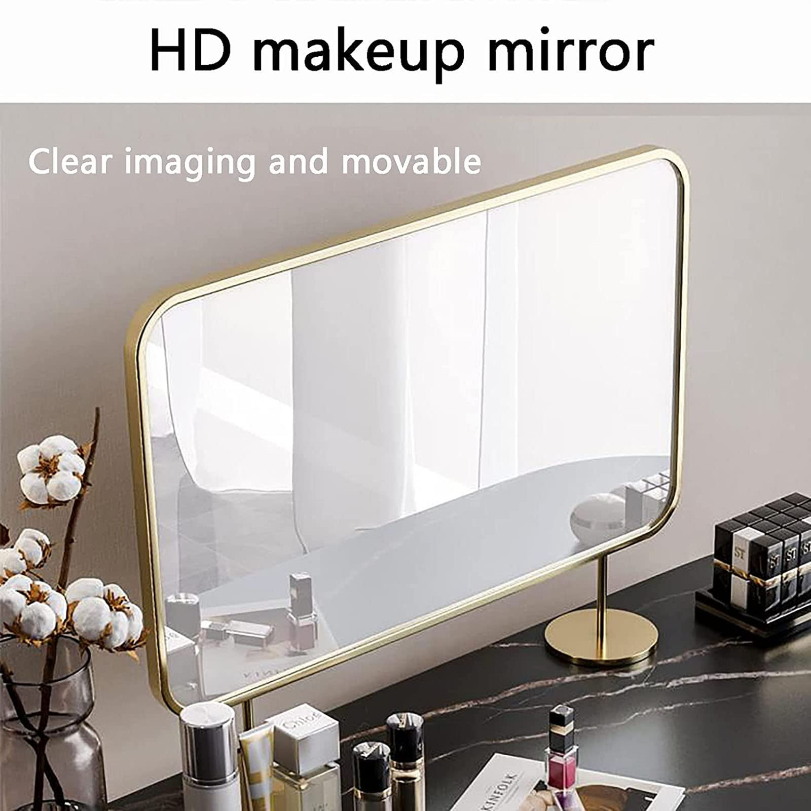 【Furniture】Light Luxury Dressing Table, Modern Italian Minimalist Bedroom Makeup Desk, Net Red ins Makeup Table