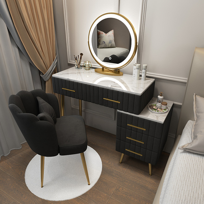 Nordic light luxury dressing table bedroom modern minimalist small apartment wind dressing table integrated dressing table