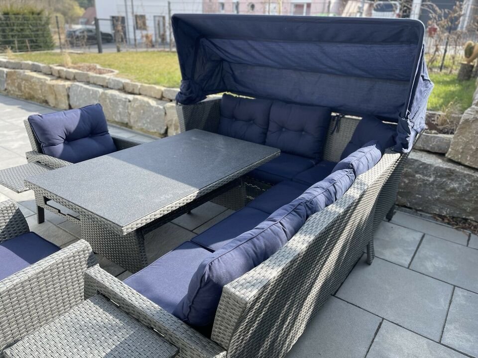 XXL Lounge Set WHD 207x162x256 Seating Group Garden Lounge Set