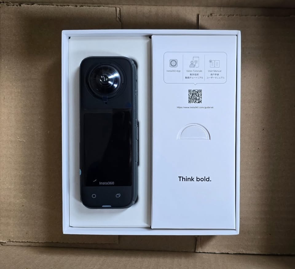 Insta360 X4 Endurance Bundle - 8K Waterproof 360 Action Camera, 4K Wide-Angle Video, Invisible