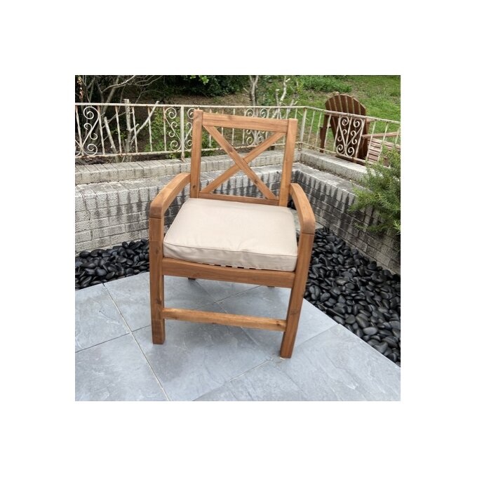 Harbison Rectangular 6 - Person 55'' Long Dining Set with Cushions