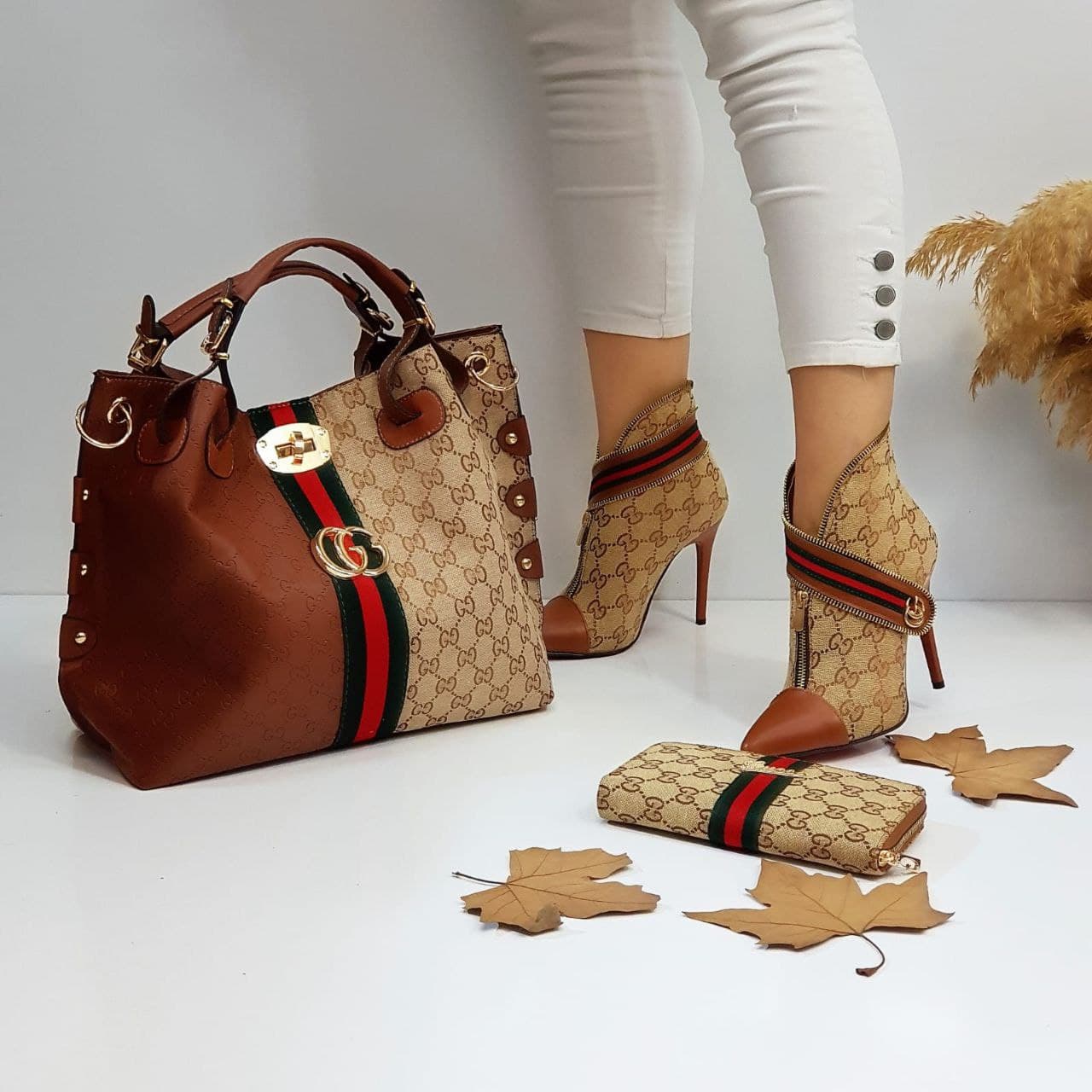 Bag,Shoes and Wallet Combine