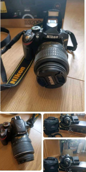 nikon d3200 18-55 Kit Camera Bundle With Memory Card And Bag