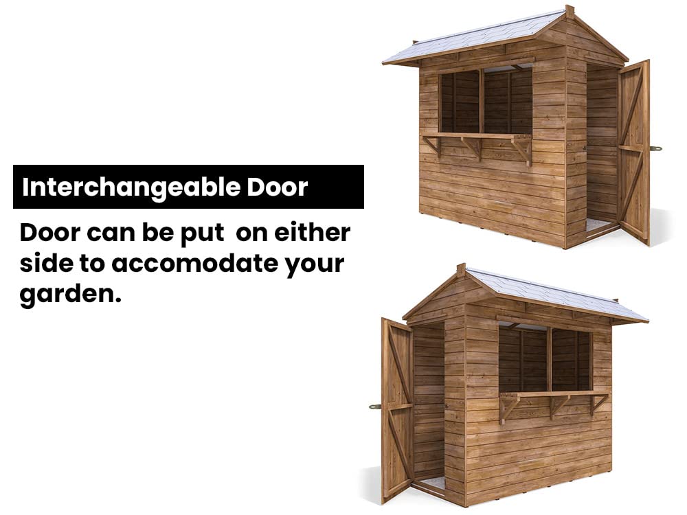 【Home&Garden】Outdoor Bar Shed - The Hangover Apex Garden Bar | 1.8x2.4 m