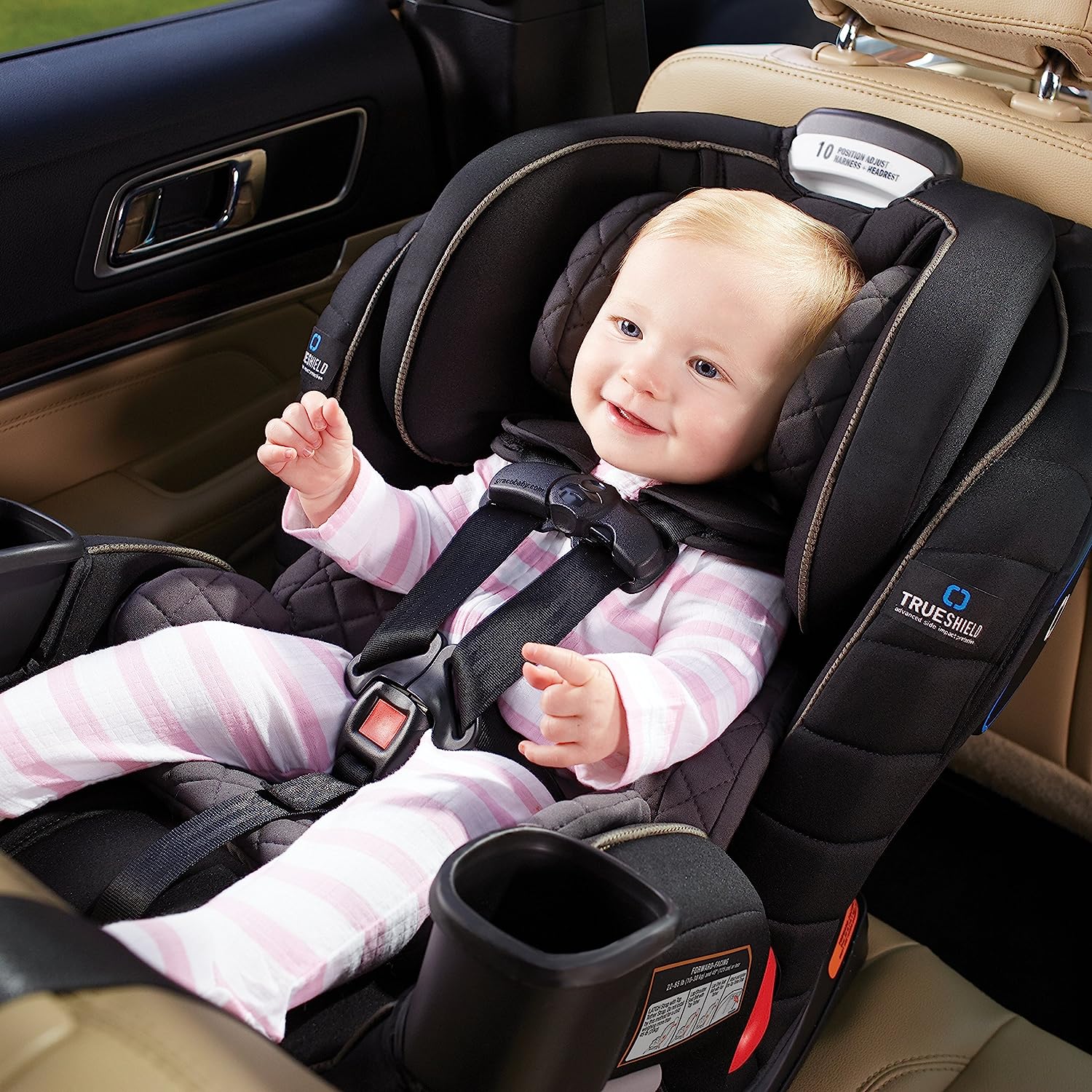 Car Seat, Infant to Toddler Car Seat, 3-in-1 car seat grows with your child