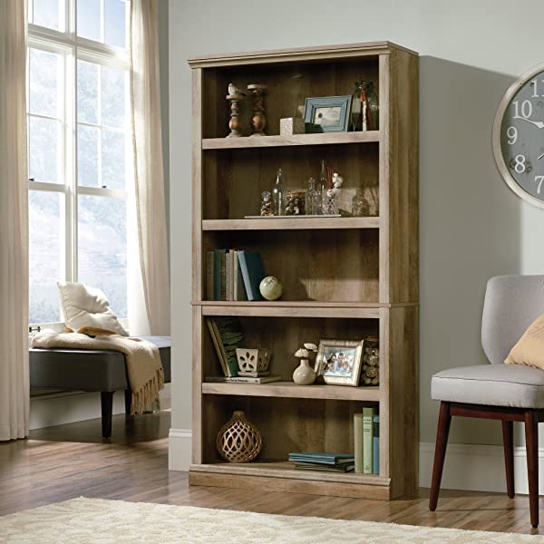 Sauder Select Collection 5-Shelf Bookcase, Washington Cherry finish Washington Cherry Finish Bookcase