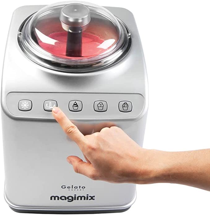 Magimix Gelato Expert Frozen Dessert Maker with Built In Compressor 2x2 Litre bowls Makes Ice Cream