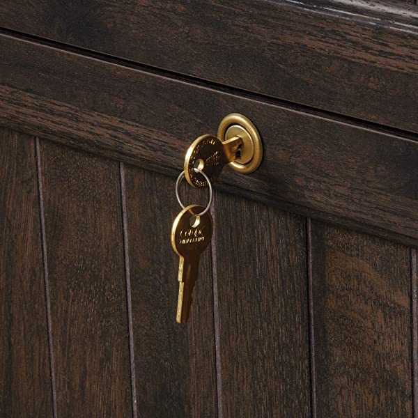 Sauder Costa Lateral File, Chalked Chestnut finish Chalked Chestnut Finish Lateral File