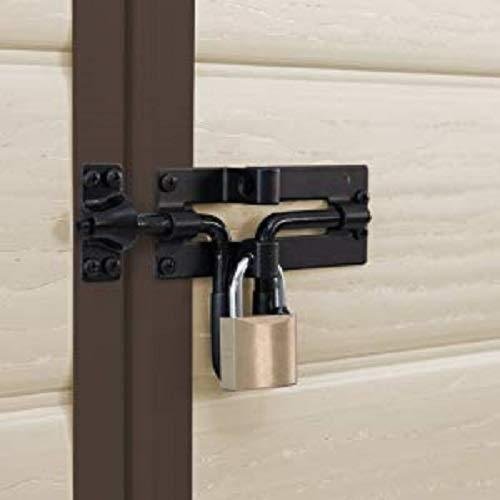 6x8 ft Keter Manor Outdoor Garden Storage Shed, Beige.