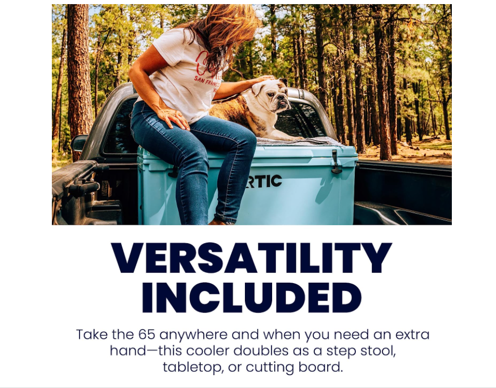 RTIC Hard Cooler Insulated Portable Ice Chest Box for Beach, Drink, Beverage, Camping, Picnic, Fishing, Boat, Barbecue