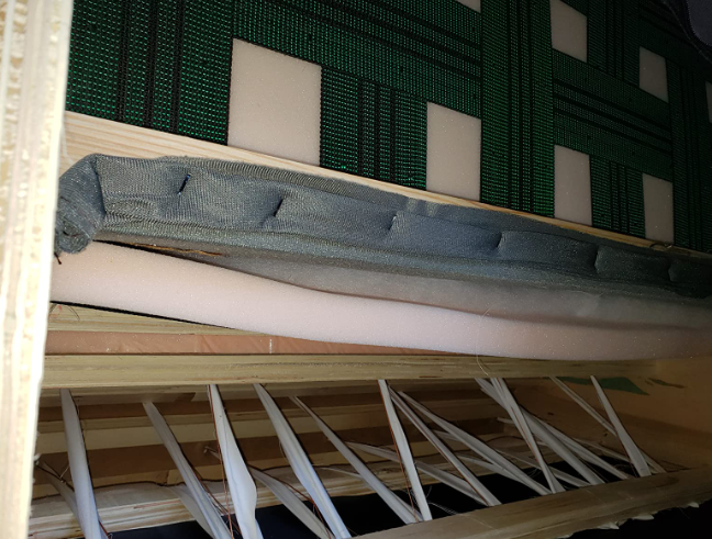 Tufted Leather Sofa, 92.9