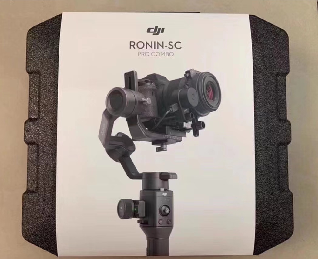 The new DJI Ronin S series stabilizer.