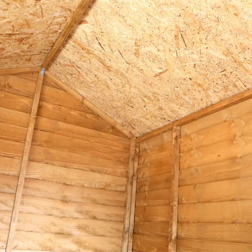 Mercia Wooden 8 x 6ft Overlap Garden Shed