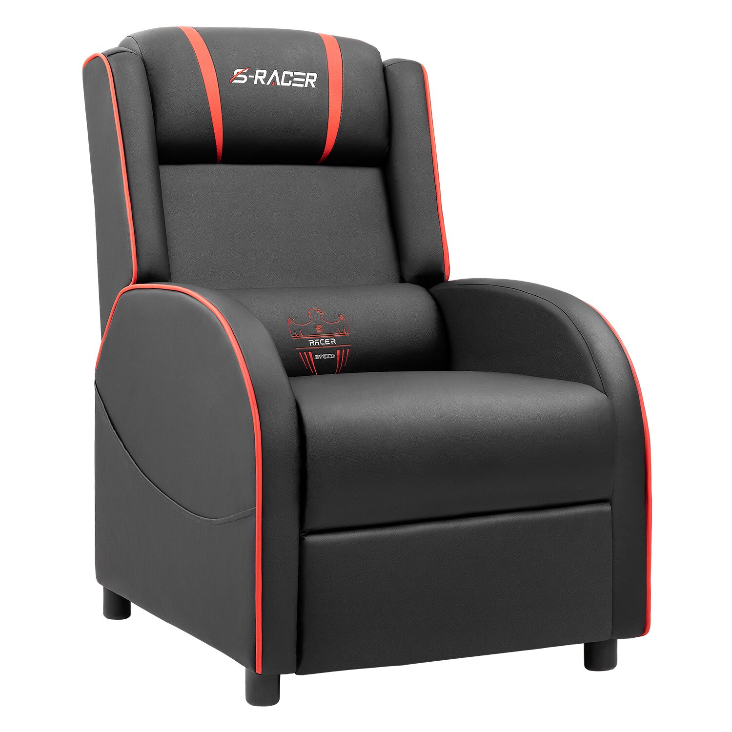 【Furniture】Faux Leather Reclining Massage Chair