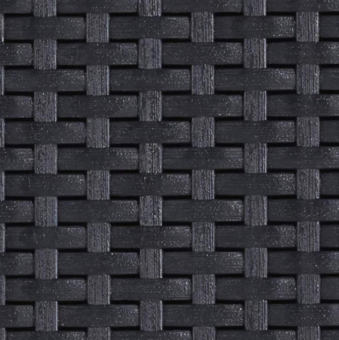 Keter GF06784 Corfu Outdoor 4 Seater Rattan Sofa Furniture Set with Accent Table - Graphite with Cream/Mushroom Cushions