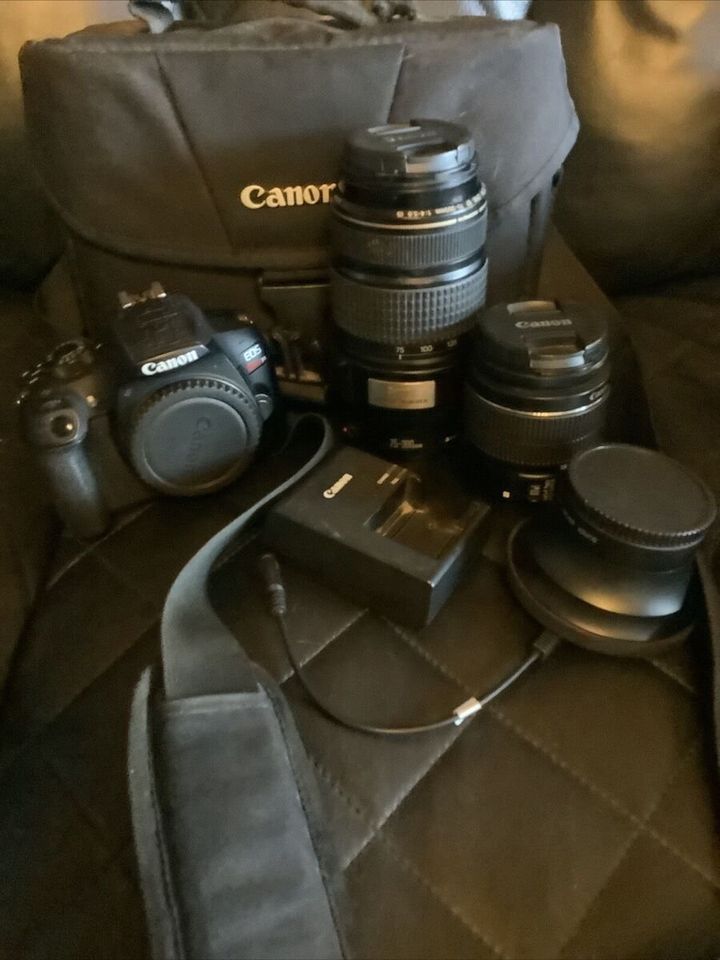 Canon EOS 550D 18.0MP Digital SLR Camera with EF