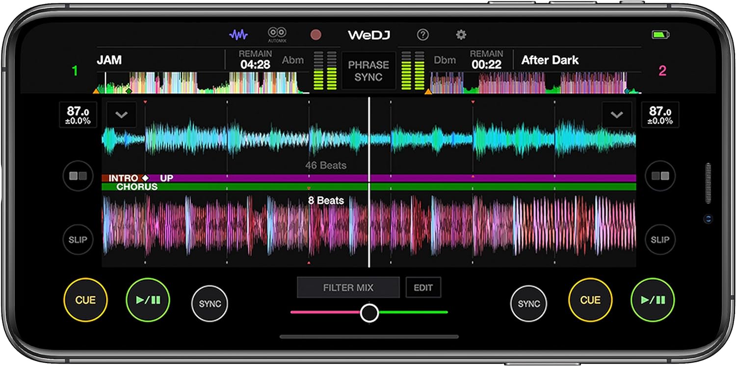 Pioneer DDJ-200 - Bluetooth entry-level controller for DJ usable with smartphone, Black