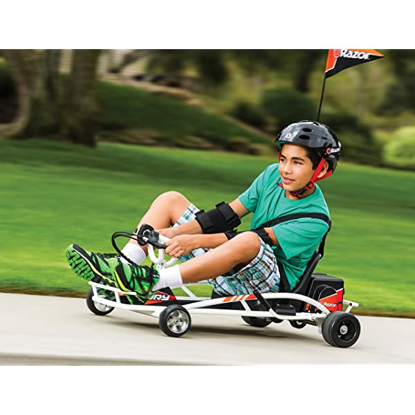 Razor Ground Force Drifter Kart White Standard Packaging