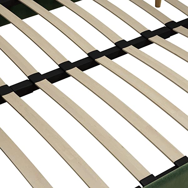 DHP Franklin Mid Century Upholstered Daybed, Sofa Bed, Twin Size Frame, Tan Linen Linen Twin Tan