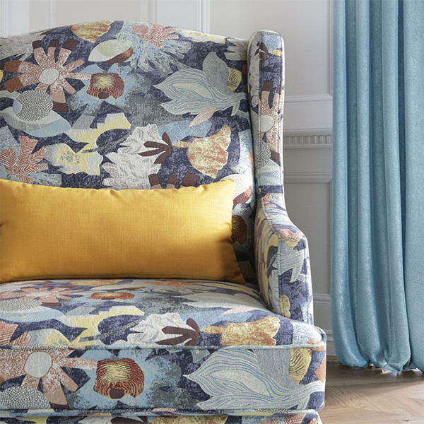 AVAWING Morden Accent chair, mid-century modern upholstered sofa chair, with rubber wood legs, comfortable linen fabric armchair with legs, suitable for living room, bedroom,