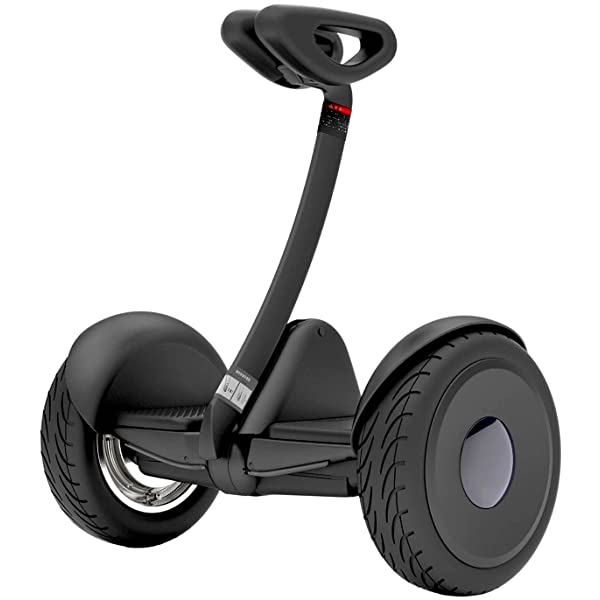 Segway Ninebot S and S-Max Smart Self-Balancing Electric Scooter with LED Light, Powerful and Portable, Compatible with Gokart kit Ninebot S, Black