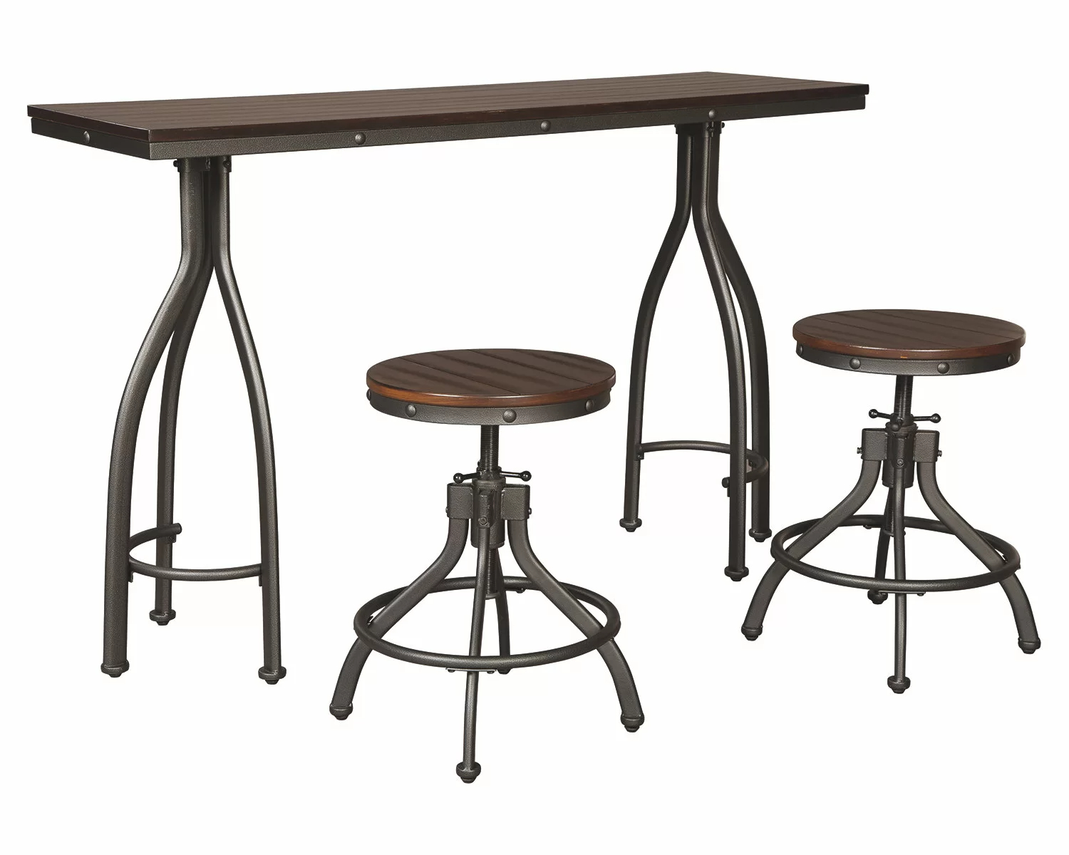 【Furniture】Keaka 2 - Person Counter Height Dining Set