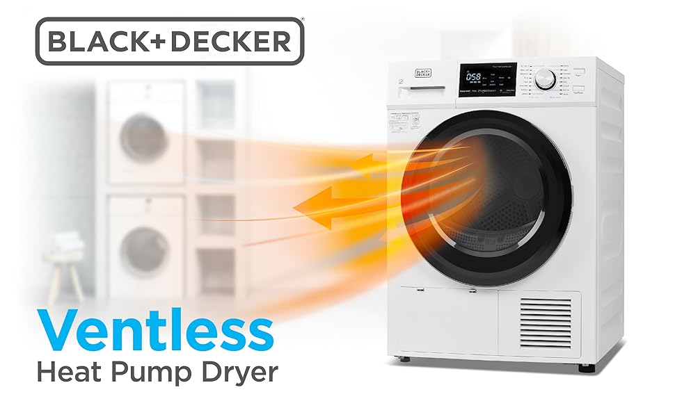 Ventless heat pump dryer