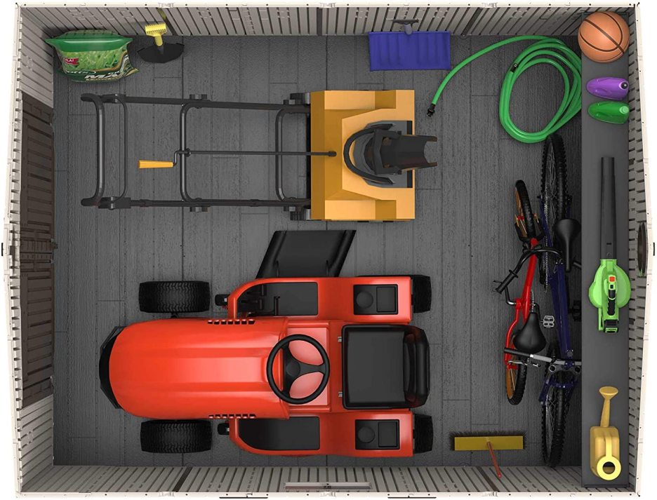 Lifetime 8 Ft. x 10 Ft. Outdoor Storage Shed Storm Dust