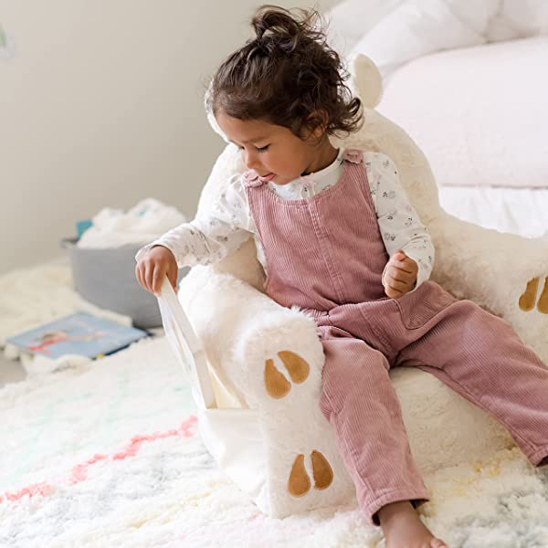 Soft Landing Fox Sweet Seats | Premium Character Chair with Carrying Handle & Side Pockets – Orange