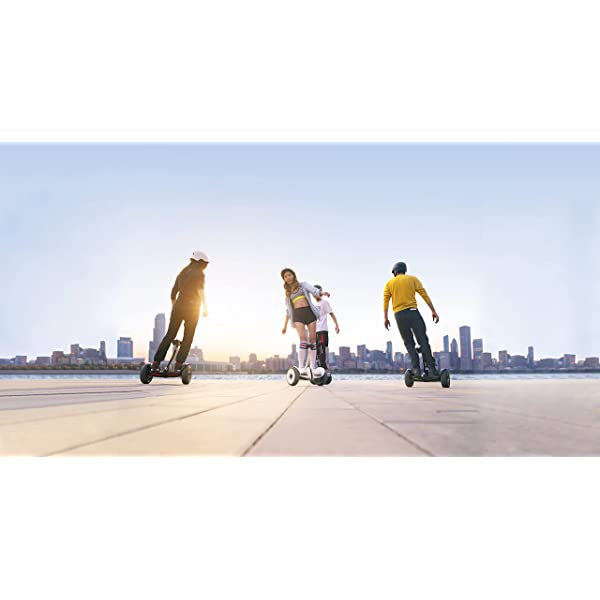 Segway Ninebot S and S-Max Smart Self-Balancing Electric Scooter with LED Light, Powerful and Portable, Compatible with Gokart kit Ninebot S, Black