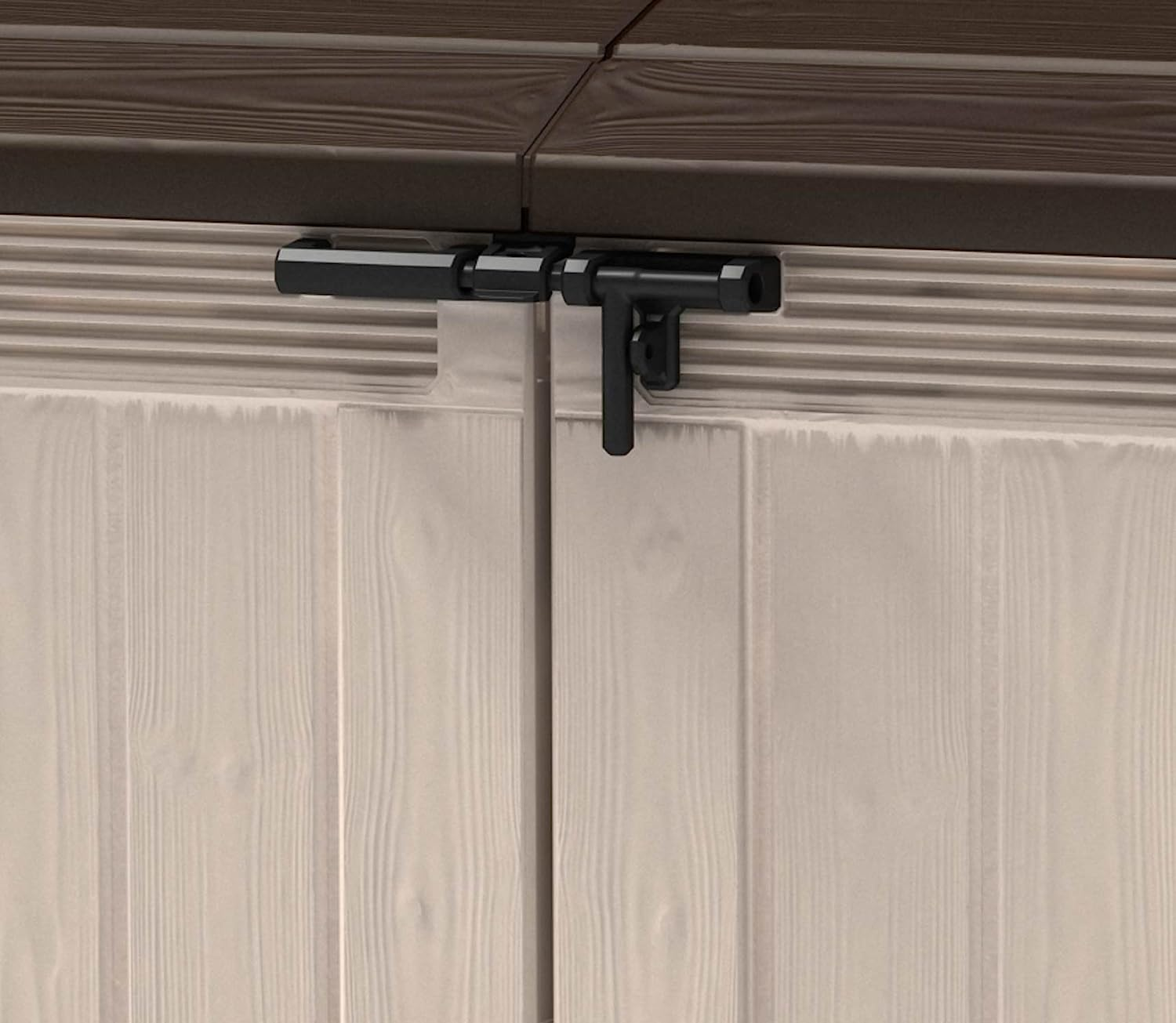 Keter Store It Out Ultra Outdoor Garden Storage Shed, 177 x 113 x 134 cm - Beige and Brown