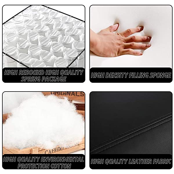 Recliner Chair for Living Room Massage Recliner Sofa Reading Chair Winback Single Sofa Home Theater Seating Modern Reclining Chair Easy Lounge with PU Leather Padded Seat Backrest (Brown)