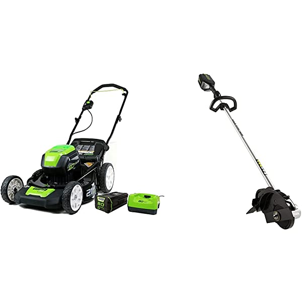 Greenworks Pro 80V 21 inch Cordless Push Lawn Mower, Includes Two 2Ah Batteries and Charger, GLM801601 (2) 2Ah Batteries Push