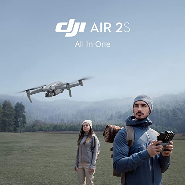 DJI Air 2S Fly More Combo with Smart Controller - Drone with 4K Camera, 5.4K Video, 1-Inch CMOS Sensor, 4 Directions of Obstacle Sensing, 31-Min Flight Time, Max 7.5-Mile Video Transmission, Gray DJI Air 2S Fly More Combo + Smart Controller