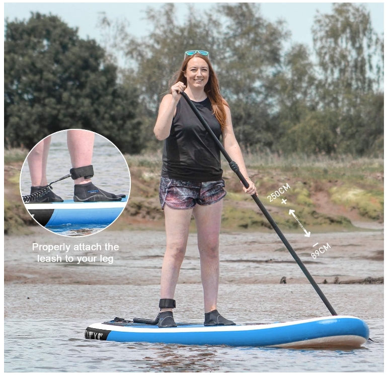 Goosehill Inflatable Stand Up Paddle Board, Premium SUP Package, 10' Long 32