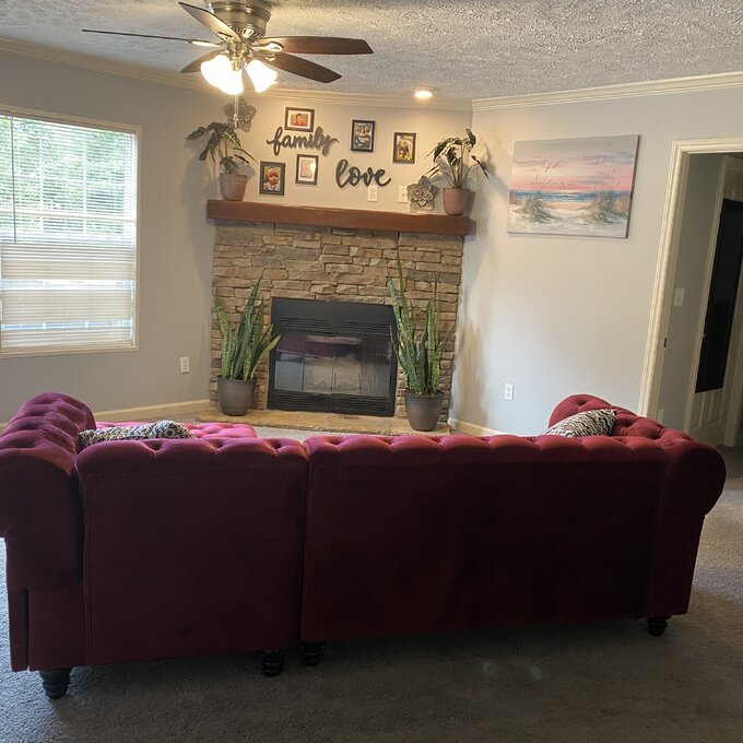 【Furniture】Lora 2 - Piece Upholstered Chaise Sectional