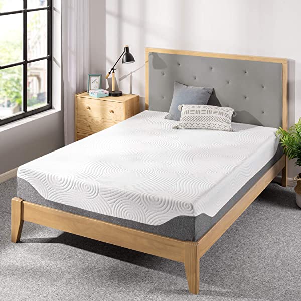 Best Price Mattress 10 Inch Memory Foam Mattress, Calming Green Tea Infusion, Pressure Relieving, Bed-in-a-Box, CertiPUR-US Certified, Full Full 10