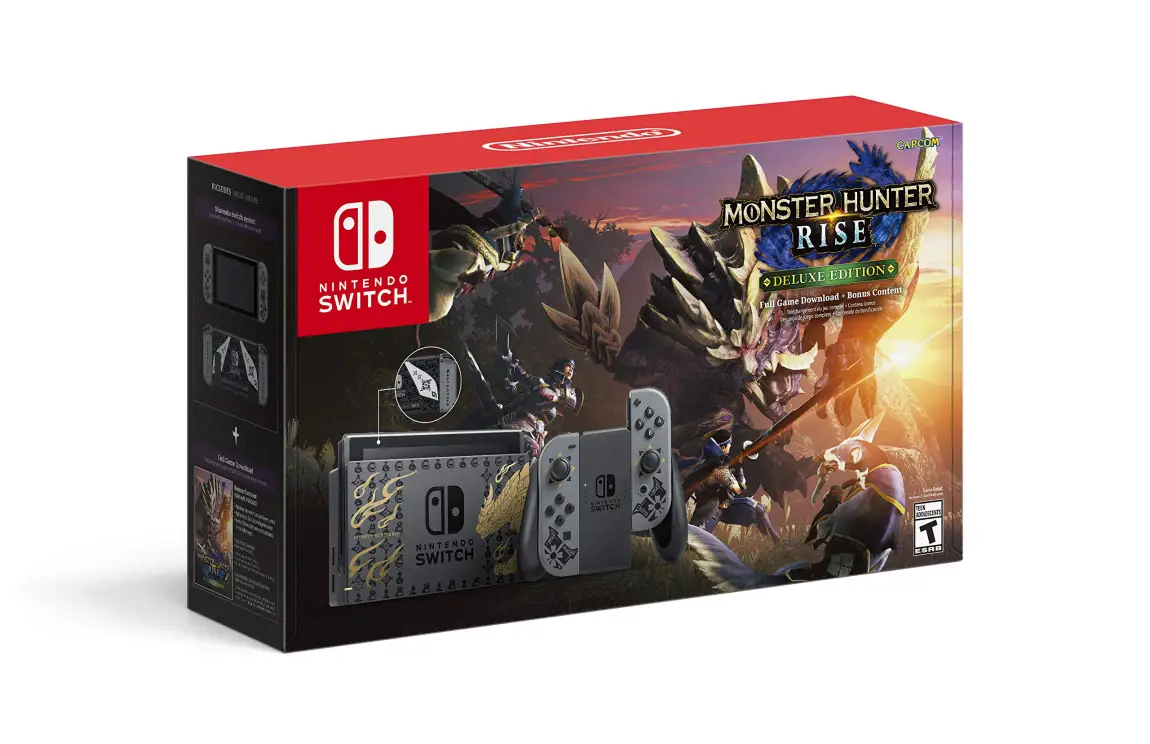 Nintendo Switch Monster Hunter Rise Deluxe Edition Sistema - Switch