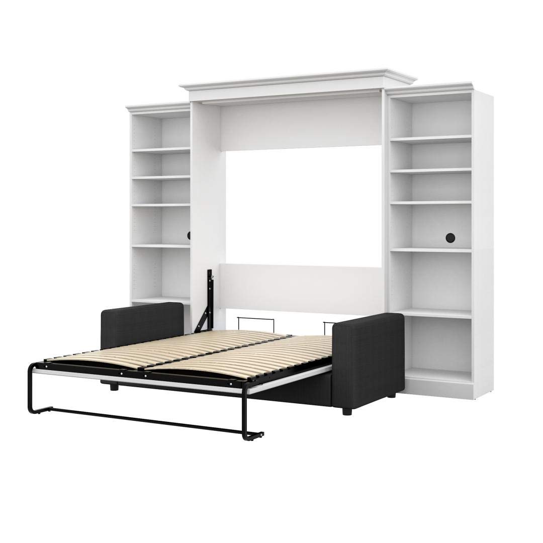 【Furniture】Versatile Collection, Queen Murphy Bed, Two Storage Units and a Sofa (115