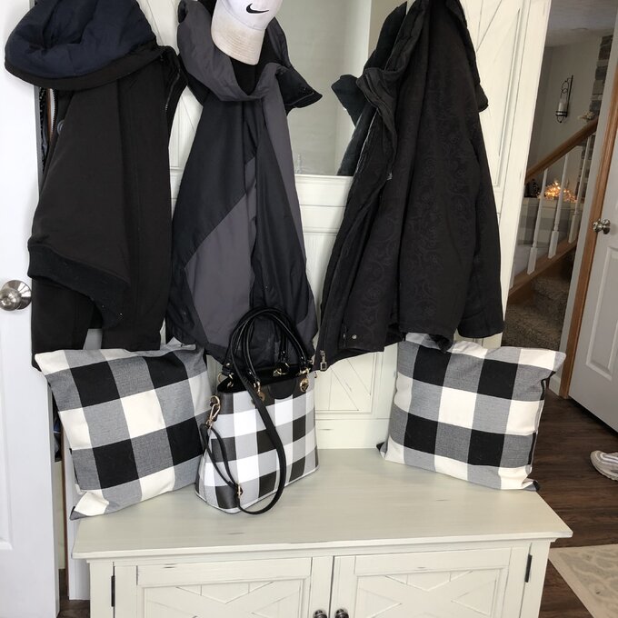 【Furniture】Lana 45'' Wide Mahogany Solid Wood Hall Tree with Bench