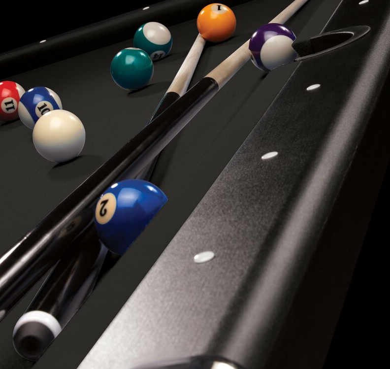 Foldable billiard table