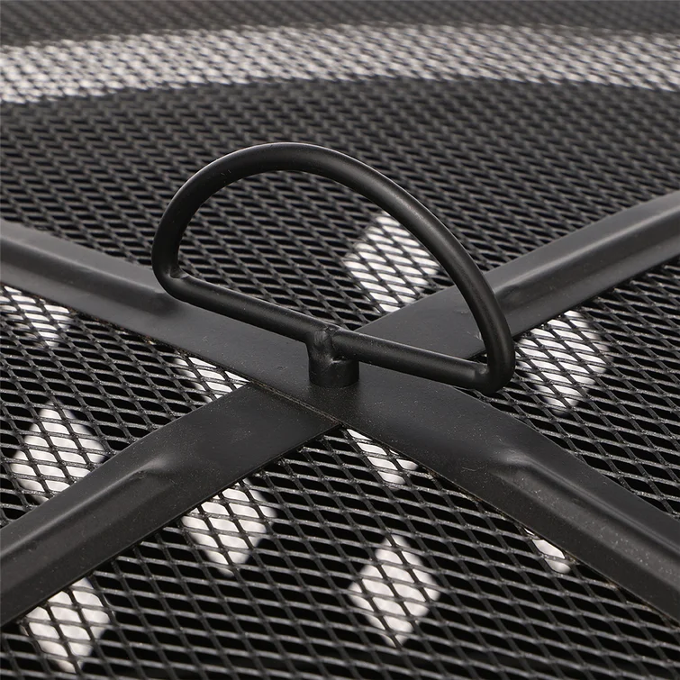 23'' H x 36'' W Steel Wood Burning Outdoor Fire Pit