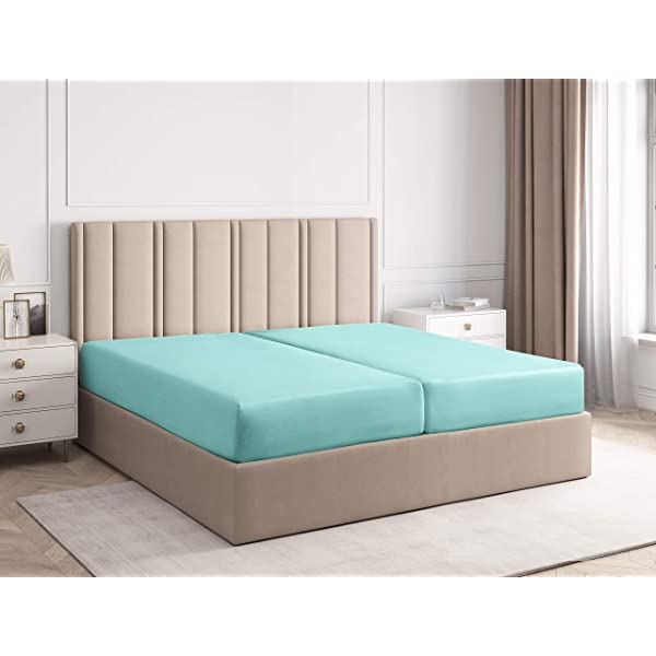 Queen Fitted Sheet - Single Fitted Deep Pocket Sheet - Fits Mattress Perfectly - Soft Wrinkle Free Sheet - 1 Fitted Sheet Only – Light Pink Queen Light Pink