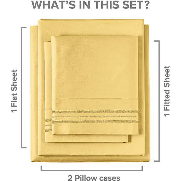 Queen Size Sheet Set - 4 Piece - Hotel Luxury Bed Sheets - Extra Soft - Deep Pockets - Easy Fit - Breathable & Cooling Sheets - Wrinkle Free - Comfy – Dark Grey Bed Sheets - Queens Sheets – 4 PC Queen Grey